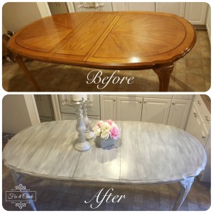 Before & After Farm Table